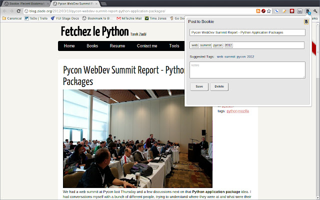 Bookie chrome谷歌浏览器插件_扩展第2张截图