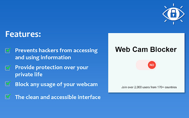 WebCam Block - Save your privacy chrome谷歌浏览器插件_扩展第1张截图