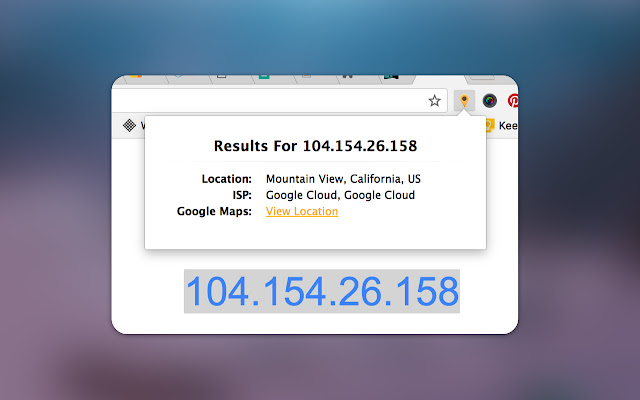 Highlight IP Lookup chrome谷歌浏览器插件_扩展第1张截图