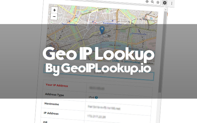 Geo IP Lookup chrome谷歌浏览器插件_扩展第1张截图