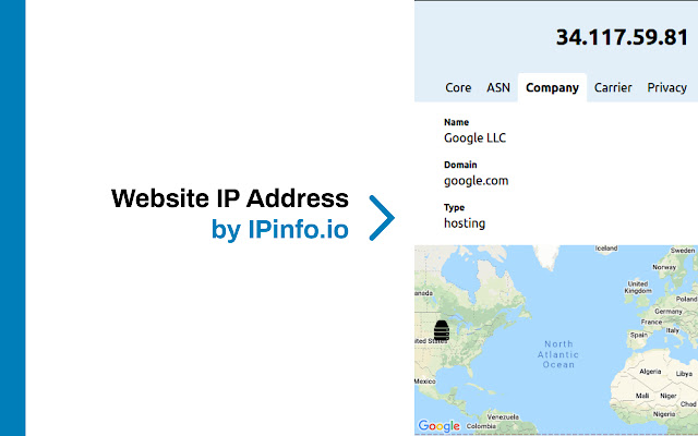 IP Address Information by IPinfo.io chrome谷歌浏览器插件_扩展第1张截图