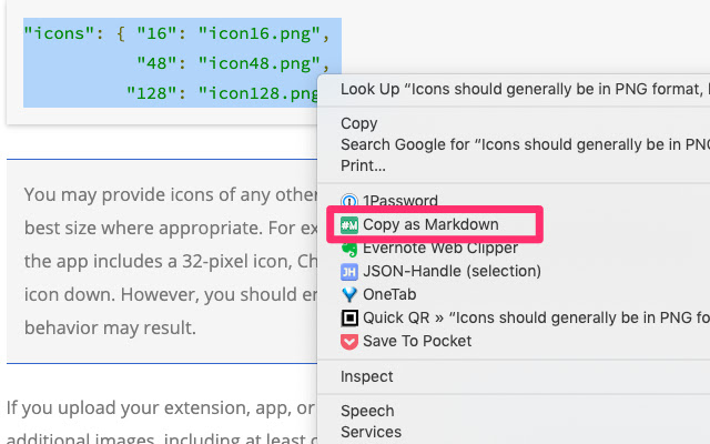 Copy as Markdown chrome谷歌浏览器插件_扩展第1张截图