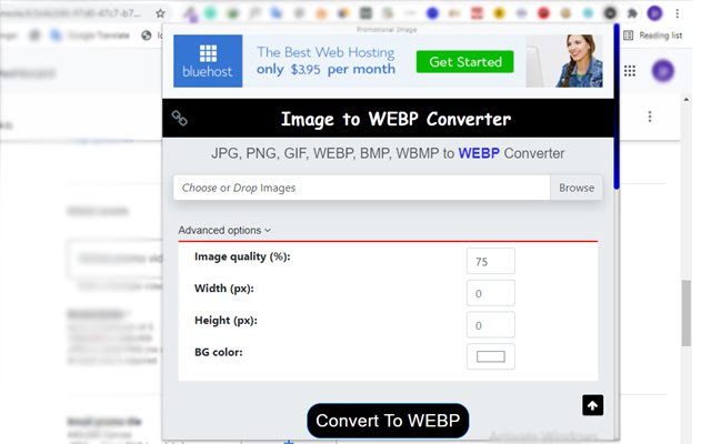 WEBP Converter chrome谷歌浏览器插件_扩展第1张截图