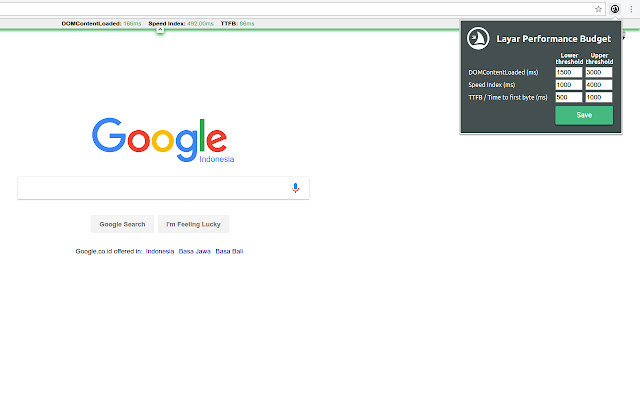 Layar Web Performance Budget chrome谷歌浏览器插件_扩展第1张截图