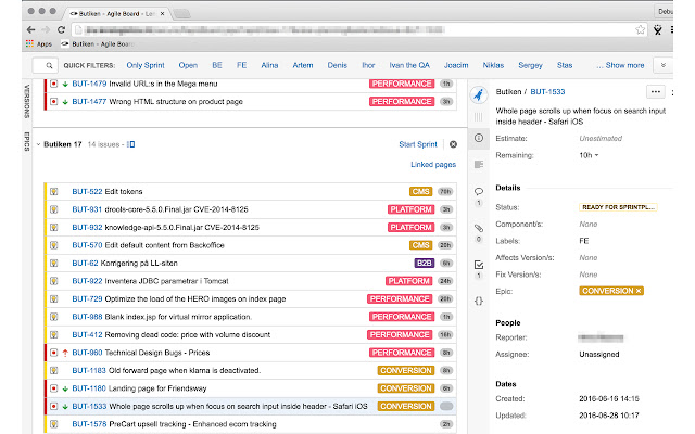 JIRALyzer for JIRA chrome谷歌浏览器插件_扩展第1张截图