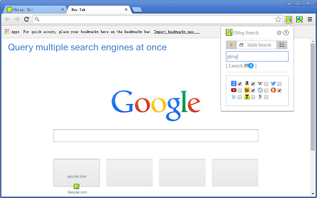 Gblog Search chrome谷歌浏览器插件_扩展第4张截图