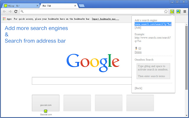 Gblog Search chrome谷歌浏览器插件_扩展第5张截图