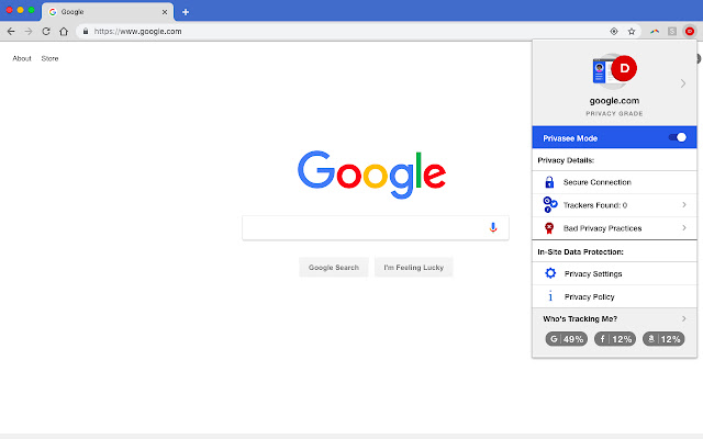 Privasee chrome谷歌浏览器插件_扩展第1张截图