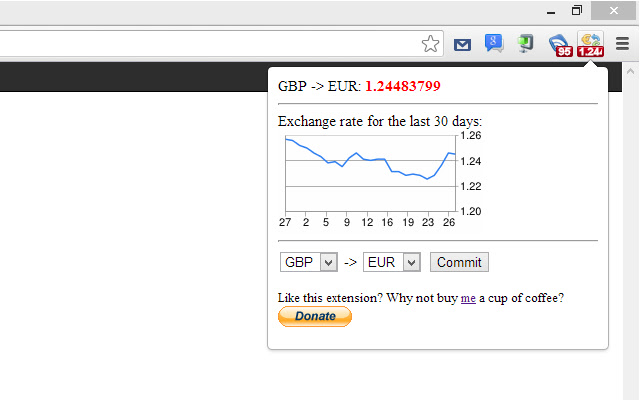 Exchange Rate Monitor chrome谷歌浏览器插件_扩展第1张截图