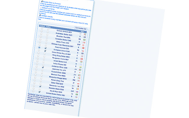 Currency Converter chrome谷歌浏览器插件_扩展第3张截图