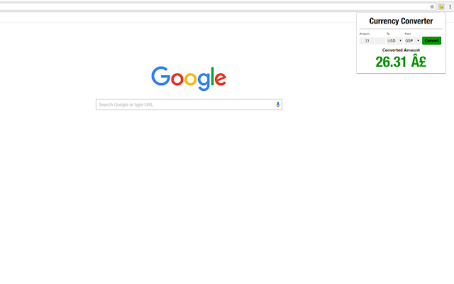 Currency Converter chrome谷歌浏览器插件_扩展第1张截图