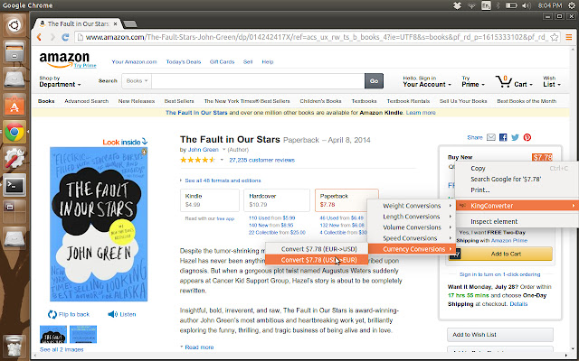 KingConverter chrome谷歌浏览器插件_扩展第1张截图
