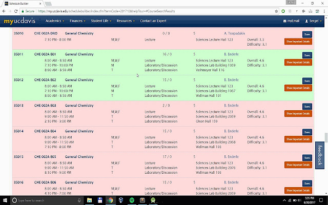 UC Davis Schedule Helper chrome谷歌浏览器插件_扩展第1张截图