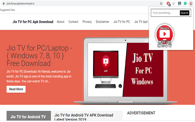 Watch JioTV Live on PC & Android TV-Guide chrome谷歌浏览器插件_扩展第2张截图