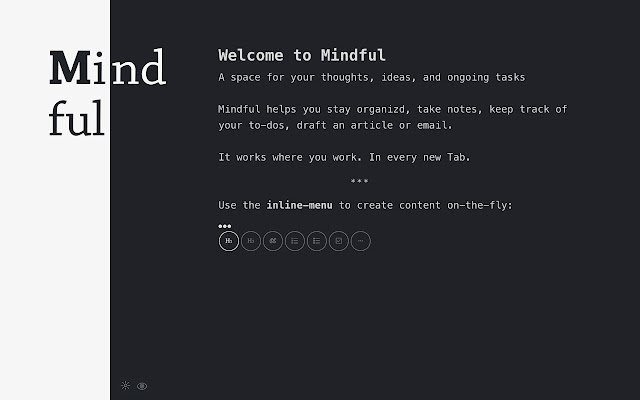 Mindful (Beta) chrome谷歌浏览器插件_扩展第1张截图