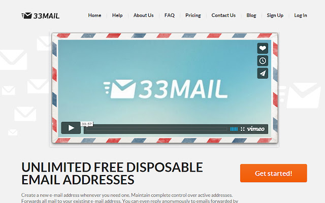 33mail - Defend your Inbox chrome谷歌浏览器插件_扩展第1张截图