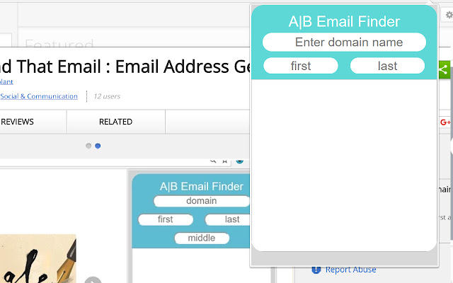Find That Email : Email Address Generator chrome谷歌浏览器插件_扩展第1张截图