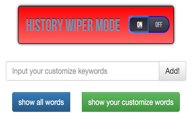 History Wiper chrome谷歌浏览器插件_扩展第1张截图
