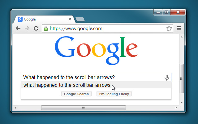 Win7 Scrollbars chrome谷歌浏览器插件_扩展第1张截图