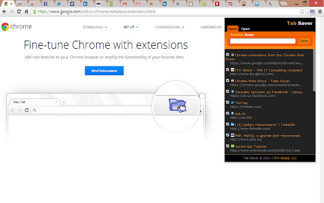 TabSaver chrome谷歌浏览器插件_扩展第1张截图