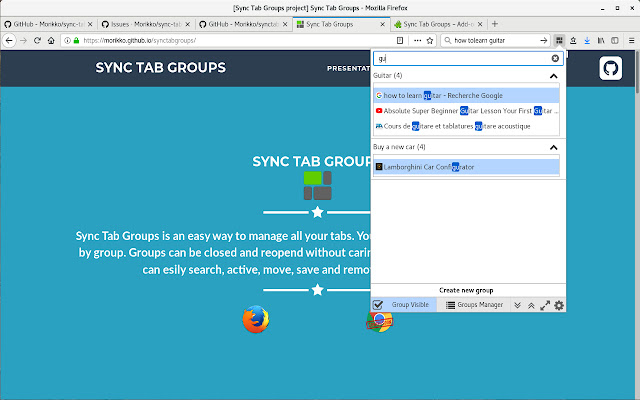 Sync Tab Groups chrome谷歌浏览器插件_扩展第2张截图