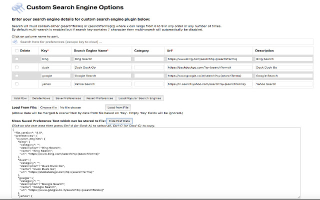 Custom Search Engine chrome谷歌浏览器插件_扩展第2张截图