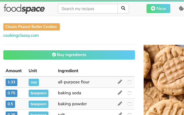 FoodSpace chrome谷歌浏览器插件_扩展第2张截图