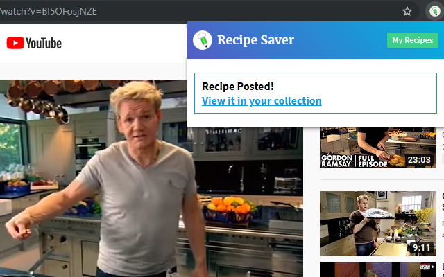 Recipe Saver Extension chrome谷歌浏览器插件_扩展第4张截图