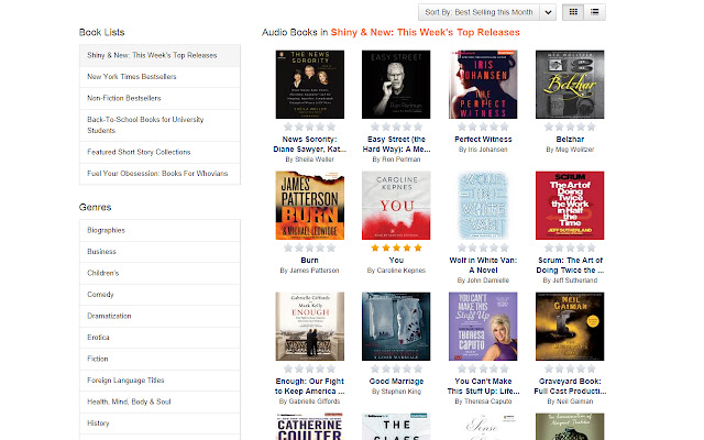 Audio Books by Audiobooks.com chrome谷歌浏览器插件_扩展第3张截图