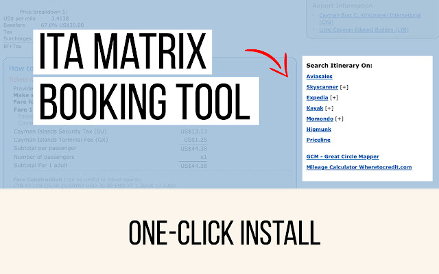 Matrix Booking Tool 2 - Power Flight Search chrome谷歌浏览器插件_扩展第1张截图