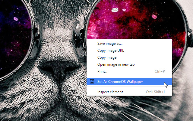 Set Image As Chrome OS Wallpaper chrome谷歌浏览器插件_扩展第1张截图