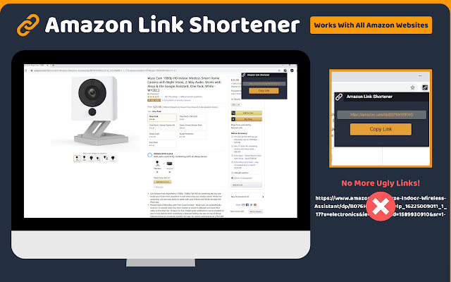 Amazon Link Shortener chrome谷歌浏览器插件_扩展第1张截图