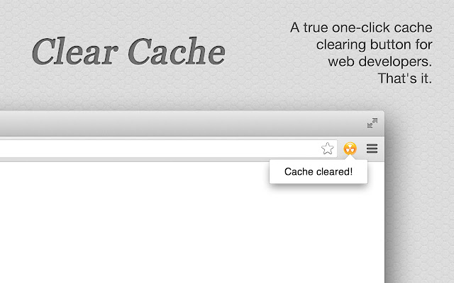Clear Cache chrome谷歌浏览器插件_扩展第1张截图