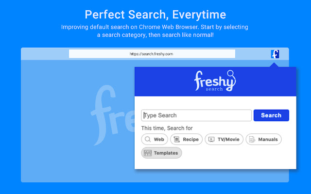 Freshy Search chrome谷歌浏览器插件_扩展第2张截图