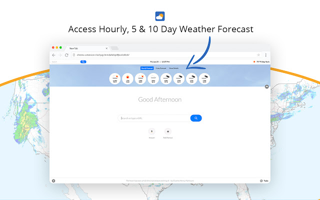 Online Weather chrome谷歌浏览器插件_扩展第3张截图