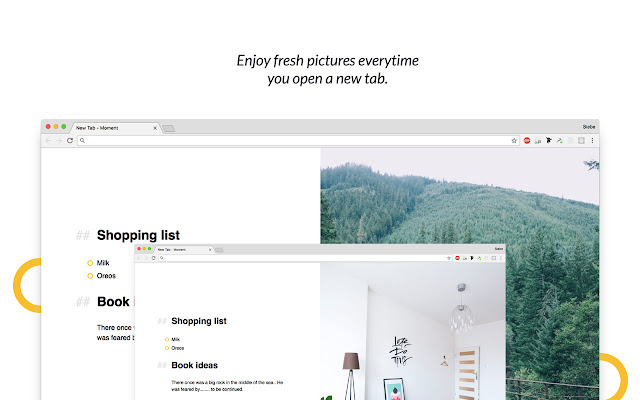 Moment - New Tab Markdown notes & task list chrome谷歌浏览器插件_扩展第3张截图