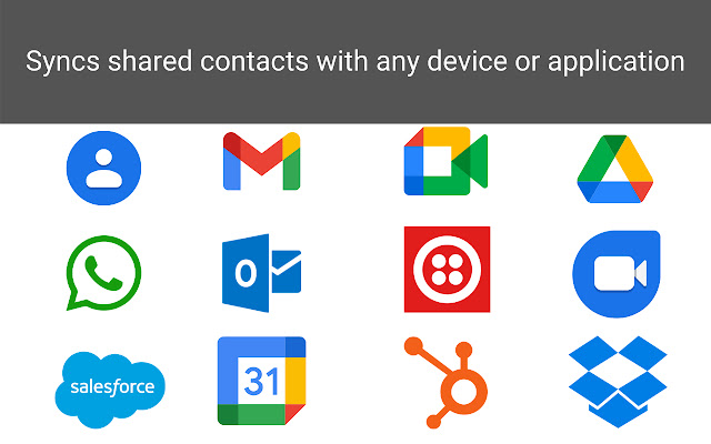 Share Google Contacts with Shared Contacts® chrome谷歌浏览器插件_扩展第4张截图