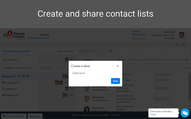 Share Google Contacts with Shared Contacts® chrome谷歌浏览器插件_扩展第5张截图