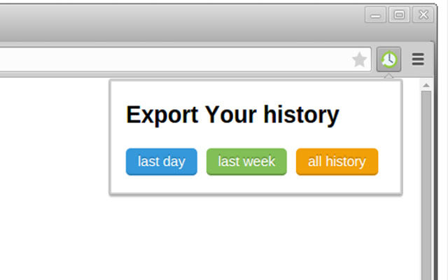 History export chrome谷歌浏览器插件_扩展第1张截图