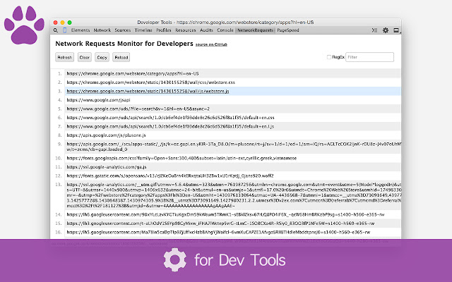 Network Requests Monitor chrome谷歌浏览器插件_扩展第1张截图