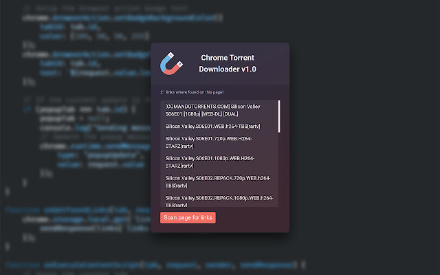 Torrent Downloader chrome谷歌浏览器插件_扩展第2张截图