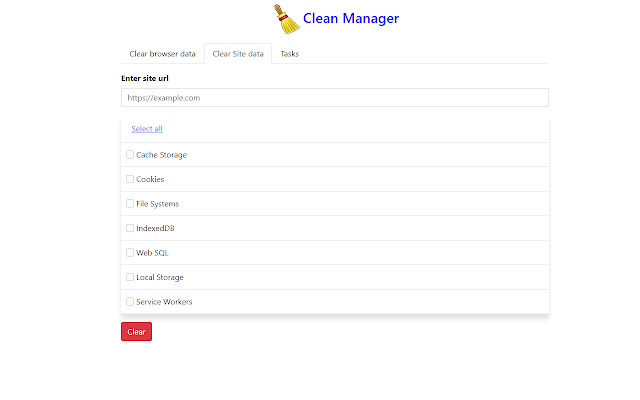 Clean Manager - History & Cache Cleaner chrome谷歌浏览器插件_扩展第3张截图