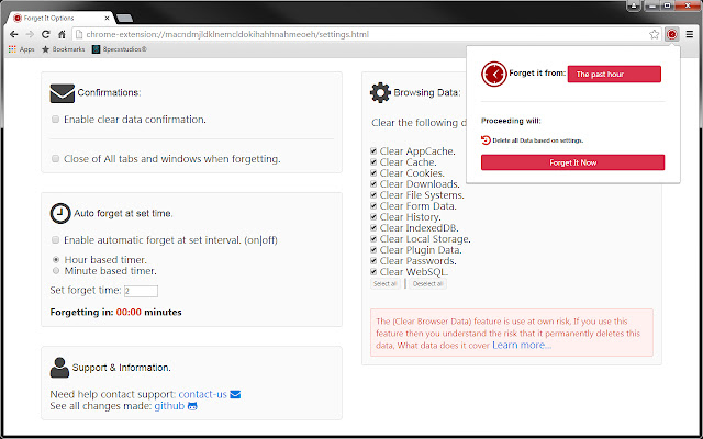 Forget It chrome谷歌浏览器插件_扩展第5张截图