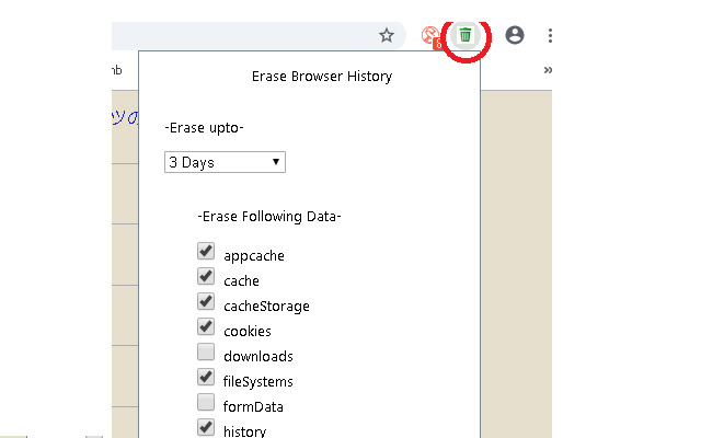 History Eraser chrome谷歌浏览器插件_扩展第1张截图
