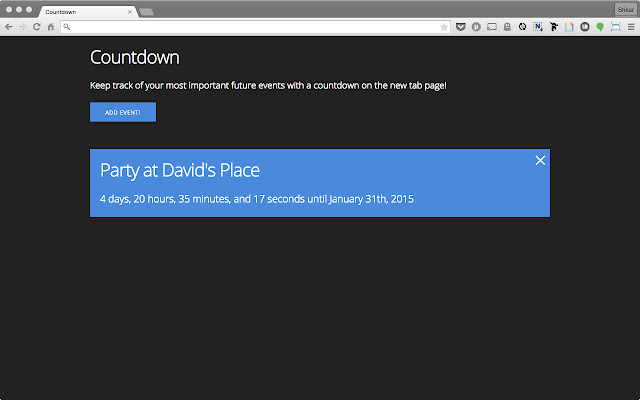 Countdown chrome谷歌浏览器插件_扩展第3张截图