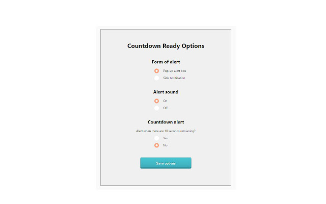 Countdown Ready chrome谷歌浏览器插件_扩展第4张截图