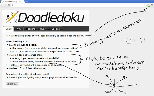 Doodledoku chrome谷歌浏览器插件_扩展第2张截图