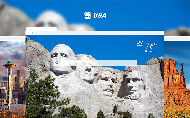 USA HD Wallpapers New Tab Theme chrome谷歌浏览器插件_扩展第1张截图