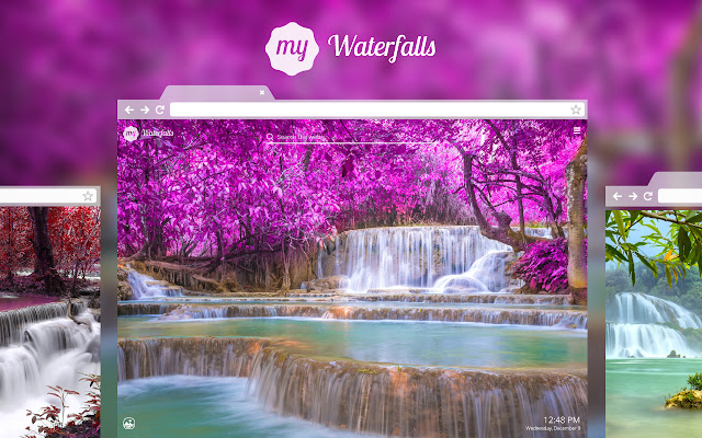 My Waterfalls HD Wallpapers New Tab Theme chrome谷歌浏览器插件_扩展第1张截图
