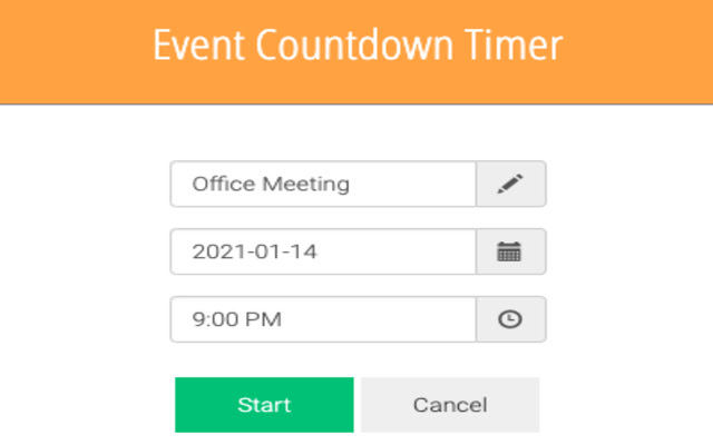 Event Countdown Timer chrome谷歌浏览器插件_扩展第2张截图